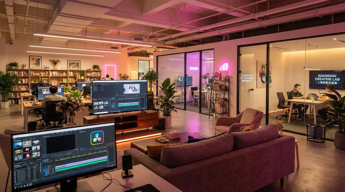 抖阴传媒公司办公环境